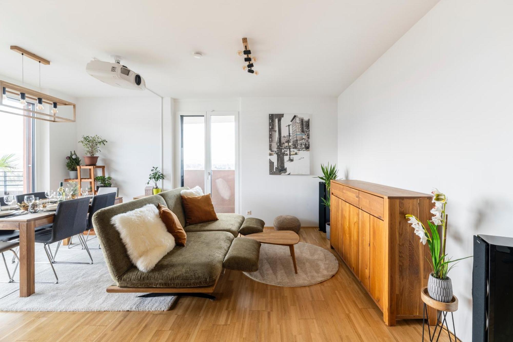 Edler Wohnraum Panoramablick 3 Sz Boxspringbetten, E-Ladestation, Kaffeevollautomat, Klima, Lift, Terrasse & 2Xtg Graz Exterior photo